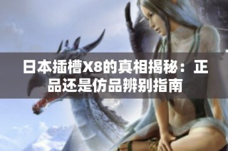 日本插槽X8的真相揭秘：正品还是仿品辨别指南