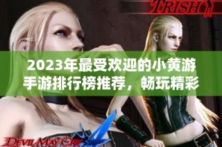 2023年最受欢迎的小黄游手游排行榜推荐，畅玩精彩游戏！