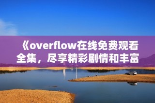 《overflow在线免费观看全集，尽享精彩剧情和丰富人物》