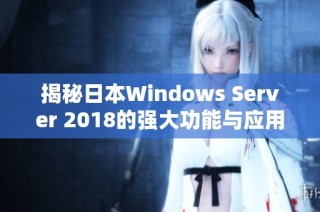 揭秘日本Windows Server 2018的强大功能与应用前景