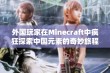 外国玩家在Minecraft中疯狂探索中国元素的奇妙旅程