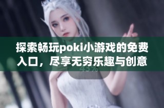 探索畅玩poki小游戏的免费入口，尽享无穷乐趣与创意