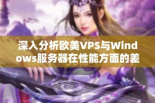 深入分析欧美VPS与Windows服务器在性能方面的差异与比较