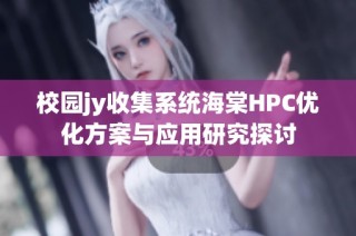 校园jy收集系统海棠HPC优化方案与应用研究探讨