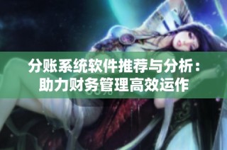 分账系统软件推荐与分析：助力财务管理高效运作