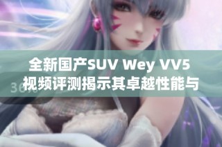 全新国产SUV Wey VV5 视频评测揭示其卓越性能与独特魅力