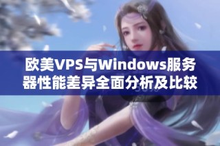 欧美VPS与Windows服务器性能差异全面分析及比较