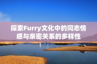 探索Furry文化中的同志情感与亲密关系的多样性