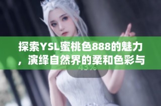 探索YSL蜜桃色888的魅力，演绎自然界的柔和色彩与时尚感