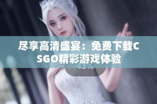 尽享高清盛宴：免费下载CSGO精彩游戏体验