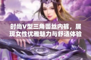 时尚V型三角蕾丝内裤，展现女性优雅魅力与舒适体验