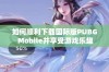 如何顺利下载国际版PUBG Mobile并享受游戏乐趣