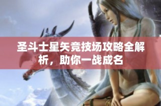 圣斗士星矢竞技场攻略全解析，助你一战成名