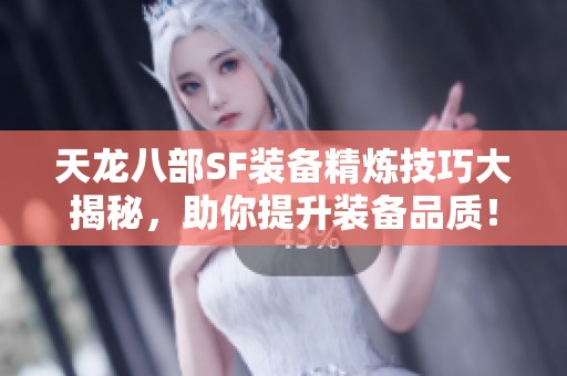 天龙八部SF装备精炼技巧大揭秘，助你提升装备品质！