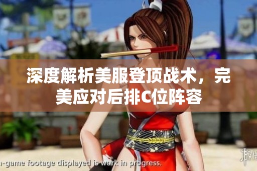 深度解析美服登顶战术，完美应对后排C位阵容