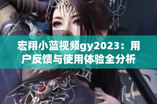 宏翔小蓝视频gy2023：用户反馈与使用体验全分析