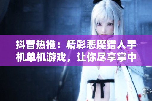 抖音热推：精彩恶魔猎人手机单机游戏，让你尽享掌中冒险乐趣