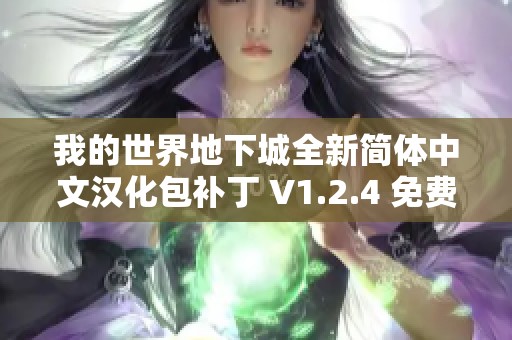 我的世界地下城全新简体中文汉化包补丁 V1.2.4 免费下载与安装指南