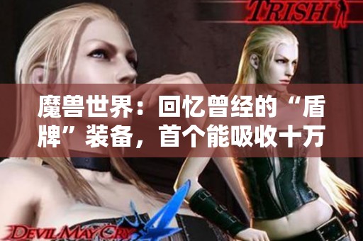 魔兽世界：回忆曾经的“盾牌”装备，首个能吸收十万伤害的传奇之物