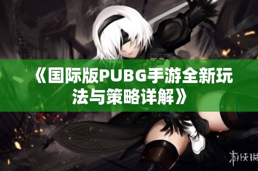 《国际版PUBG手游全新玩法与策略详解》