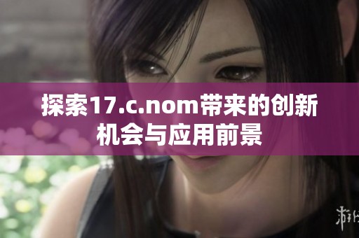 探索17.c.nom带来的创新机会与应用前景