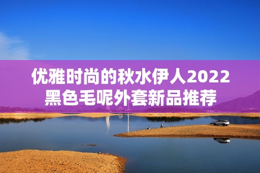 优雅时尚的秋水伊人2022黑色毛呢外套新品推荐