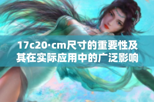 17c20·cm尺寸的重要性及其在实际应用中的广泛影响解析