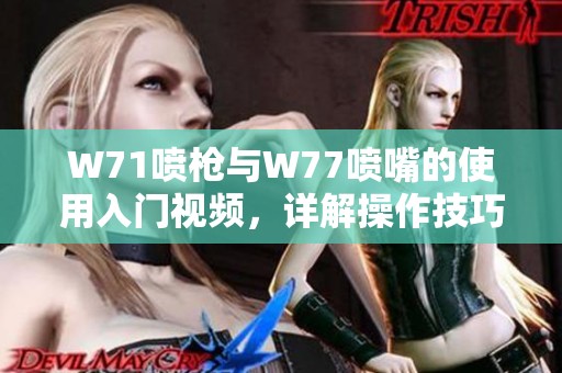 W71喷枪与W77喷嘴的使用入门视频，详解操作技巧与注意事项