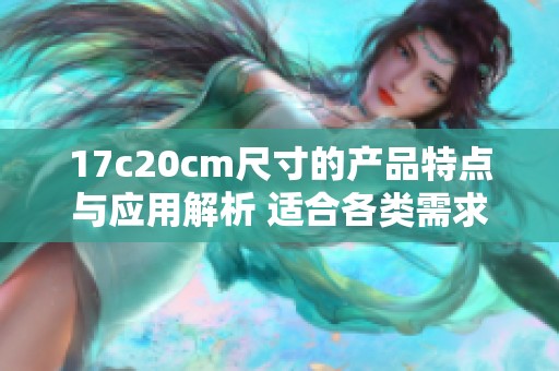 17c20cm尺寸的产品特点与应用解析 适合各类需求的选择指南